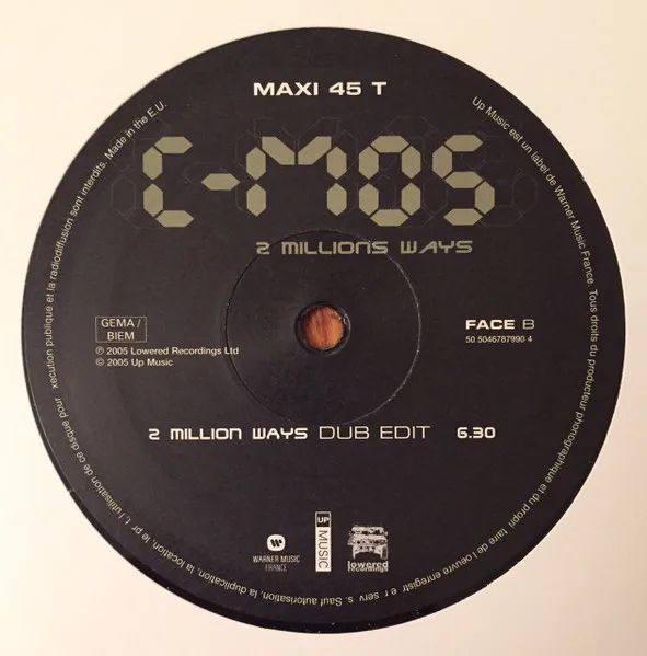 Album cover for 2 Million Ways by C-Mos