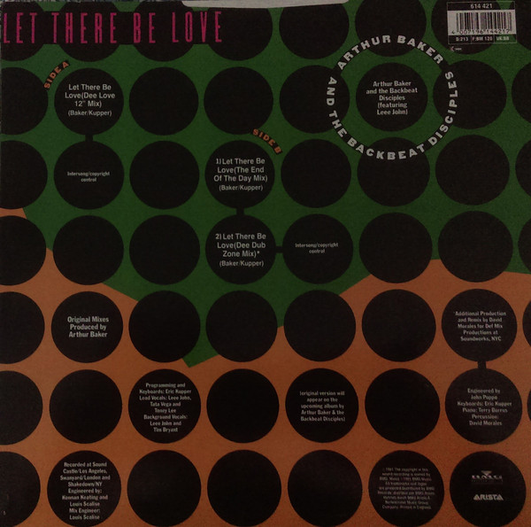 Album cover for Let There Be Love by Arthur Baker And The Backbeat Disciples