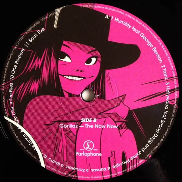 Album cover for The Now Now by Gorillaz