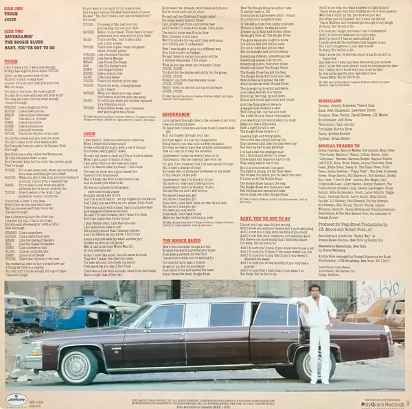 Album cover for Tough by Kurtis Blow