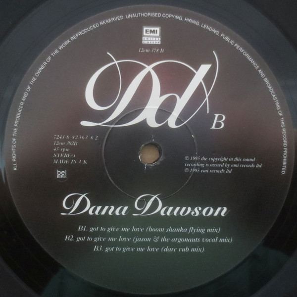 Dana Dawson - Got To Give Me Love, Electronic, Funk / Soul, Contemporary R&B, Garage House, House, Progressive House, 1995 - 