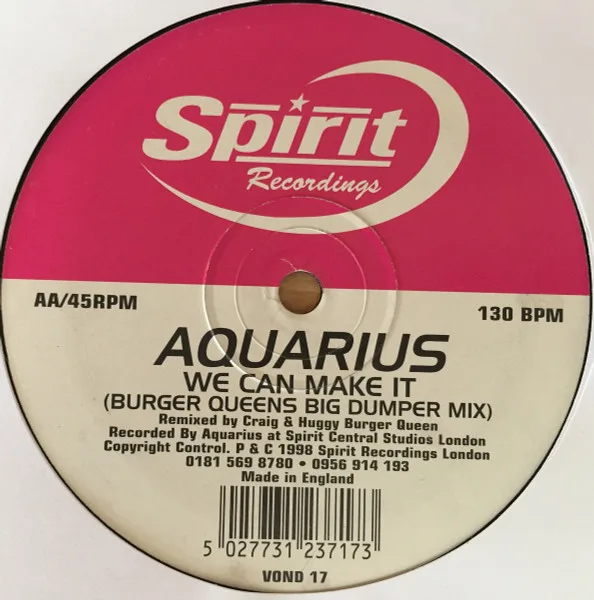 Album cover for We Can Make It by Aquarius (2)