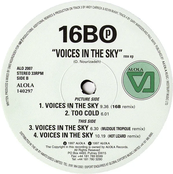 Voices In The Sky Rmx EP