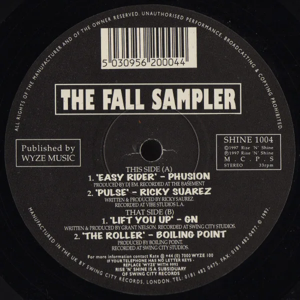 The Fall Sampler