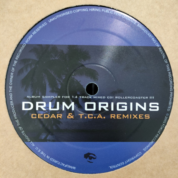 Drum Origins - Rollercoaster III (Album Sampler), Electronic, Drum n Bass, 2003 - Fokuz Limited, Netherlands, Vinyl 1x 12", S