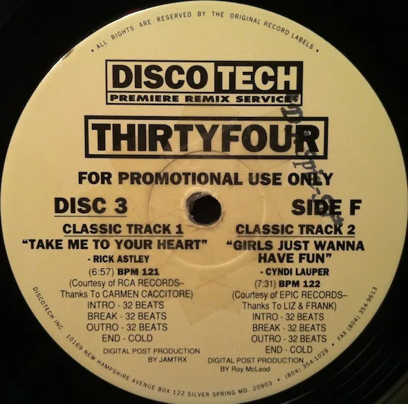 Album cover for DiscoTech ThirtyFour by Various