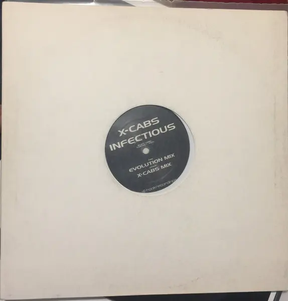 X-Cabs - Infectious, Electronic, Progressive Trance, Trance, 2000 - Hook Recordings, UK, Vinyl 1x 12", Limited Edition, Promo