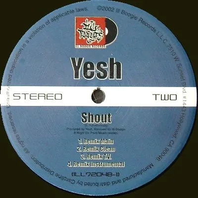 Album cover for Shout by Yeshua daPoED