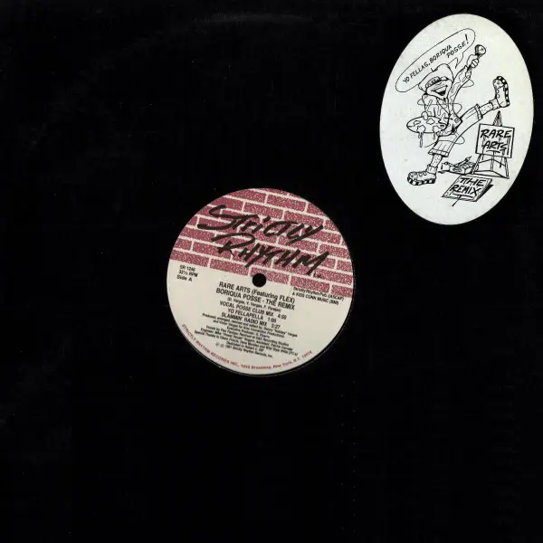 Rare Arts Featuring Flex Parejas - Boriqua Posse - The Remix, Electronic, Hip-House, House, 1991 - Strictly Rhythm, US, Vinyl