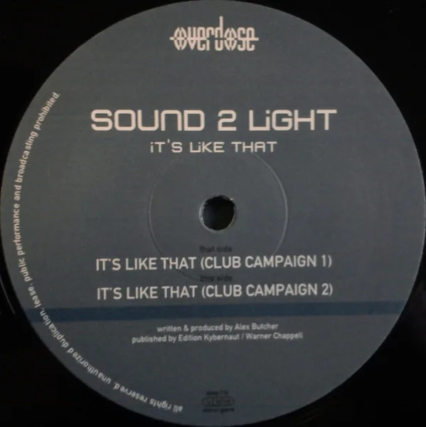 Album cover for It's Like That by Sound To Light