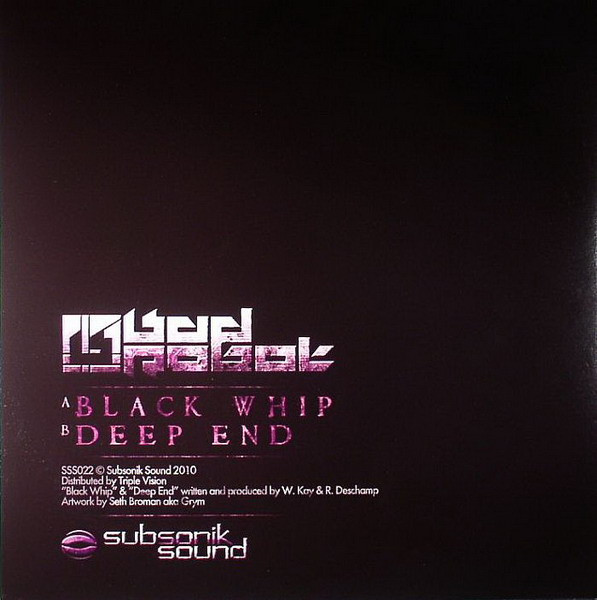 Album cover for Black Whip / Deep End by Bad Robot