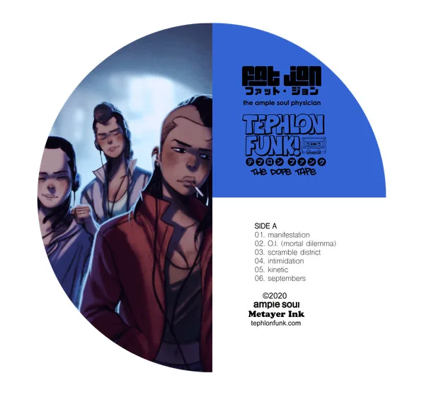 Album cover for Tephlon Funk: The Dope Tape by Fat Jon