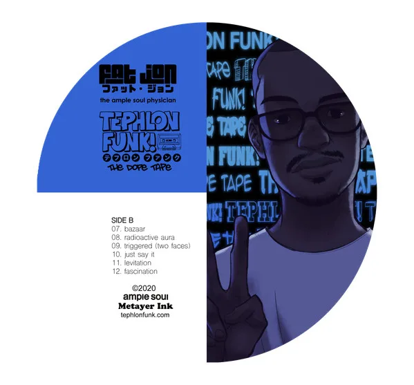 Album cover for Tephlon Funk: The Dope Tape by Fat Jon