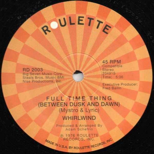 Full Time Thing (Between Dusk And Dawn) / Touch And Go