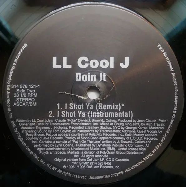 LL Cool J - Doin It, Hip Hop, Pop Rap, 1996 - Def Jam Recordings, US, Vinyl 1x 12", 33 ⅓ RPM