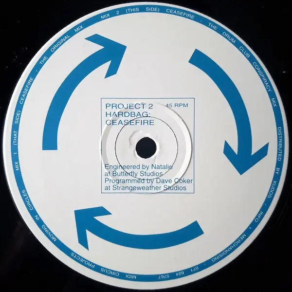 Hardbag - Ceasefire, Electronic, Goa Trance, Hard Trance, 1994 - M.C. Projects, UK, Vinyl 1x 12"