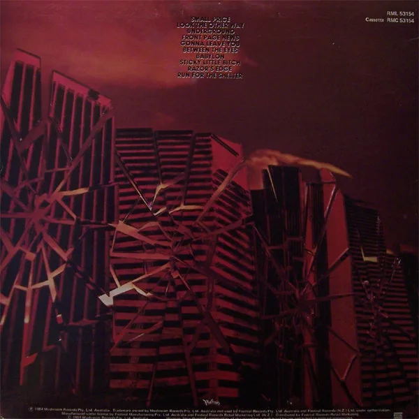 Album cover for Two Minute Warning by Angels, The