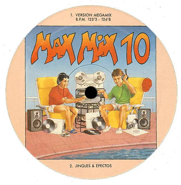 Toni Peret & José Mª Castells - Max Mix 10, Electronic, Euro House, Italo-Disco, 1990 - Max Music, Europe, Vinyl 1x LP, Compi