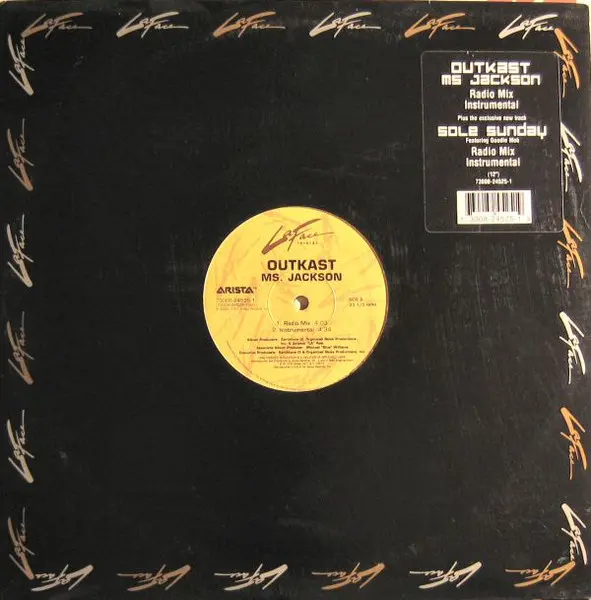 OutKast - Ms. Jackson / Sole Sunday, Hip Hop, 2001 - LaFace Records, US, Vinyl 1x 12", 33 ⅓ RPM