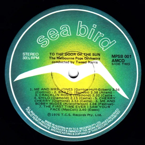 Album cover for To The Door Of The Sun by Melbourne Pops Orchestra, The Conducted By Tweed Harris