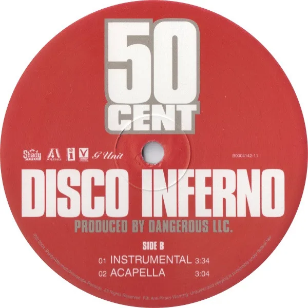Album cover for Disco Inferno by 50 Cent