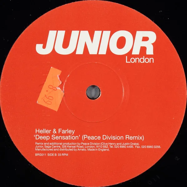 Album cover for Rising Sun / Deep Sensation by Heller & Farley
