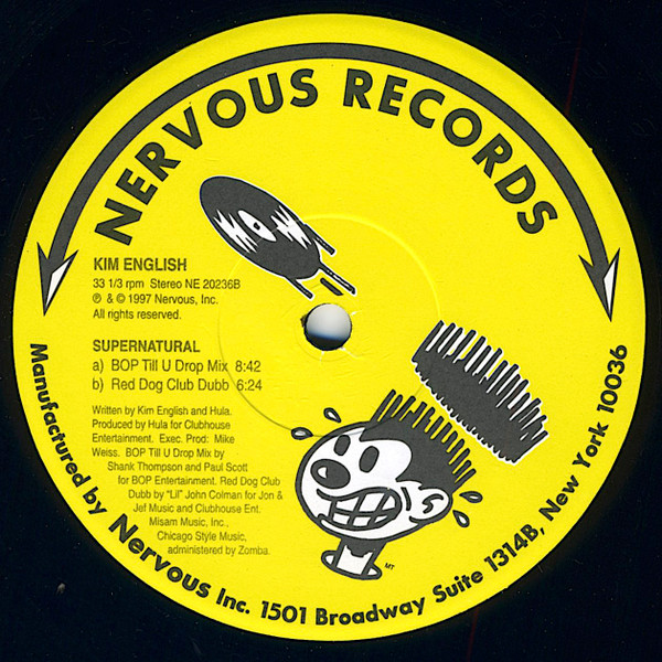 Album cover for Supernatural by Kim English