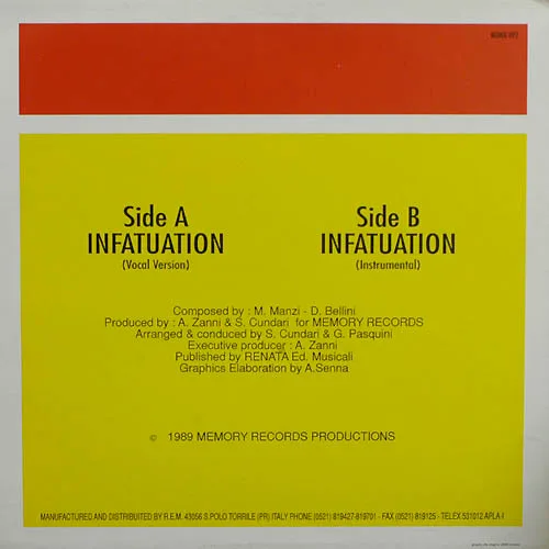 Album cover for Infatuation by Miss Sage