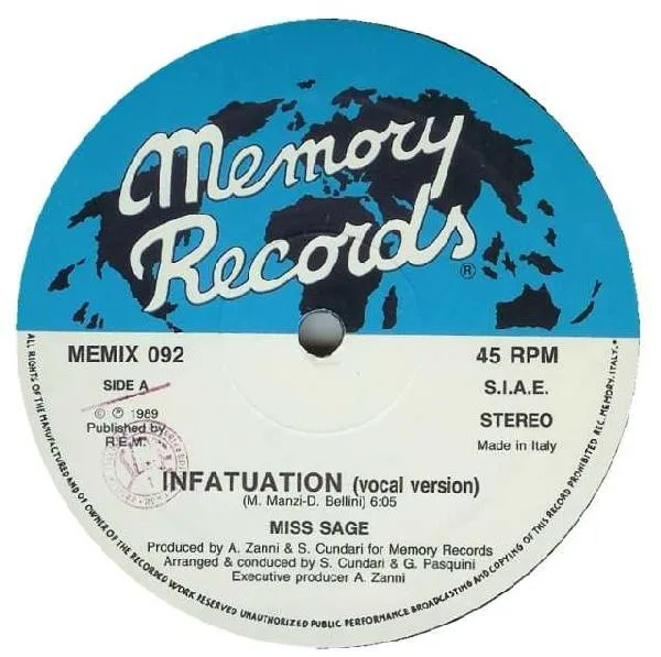 Album cover for Infatuation by Miss Sage