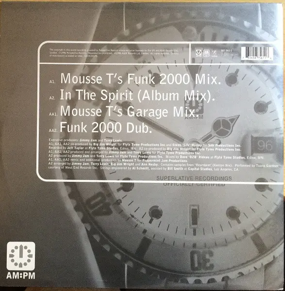 Ann Nesby - Witness EP, Electronic, Garage House, House, 1996 - AM:PM, UK & Europe, Vinyl 1x 12", EP, 33 ⅓ RPM