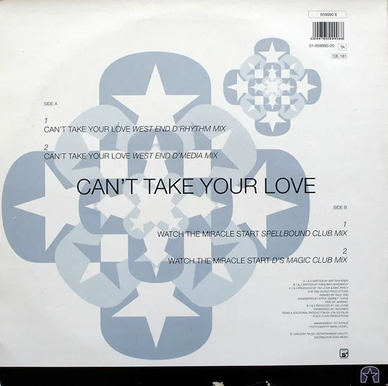 Album cover for Can't Take Your Love by Pauline Henry