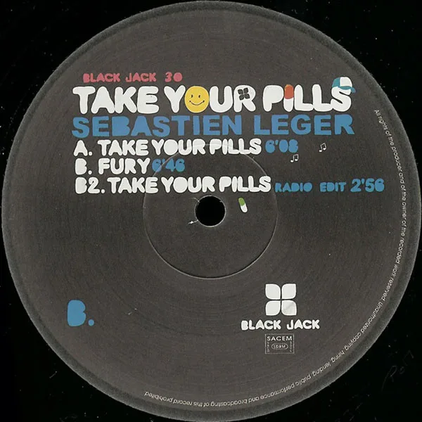 Album cover for Take Your Pills by Sébastien Léger
