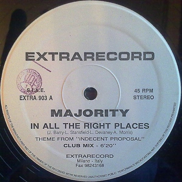 In All The Right Places