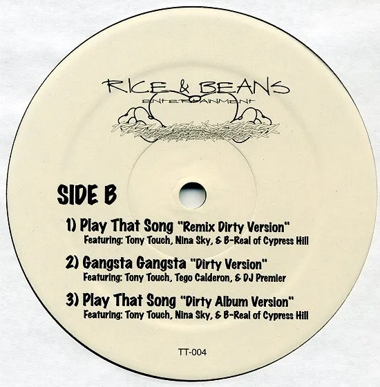 Album cover for Play That Song by Tony Touch
