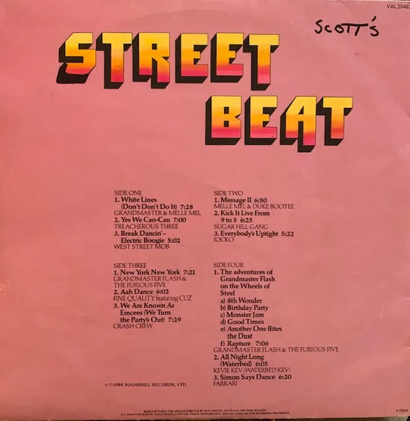 Album cover for Street Beat by Various