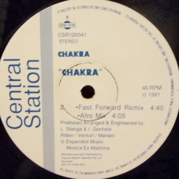 Album cover for Chakra by Chakra (4)