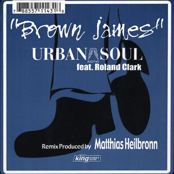 Album cover for Brown James (Matthias Heilbronn Remixes) by Urban Soul Feat. Roland Clark