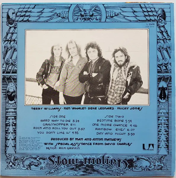 Man - Slow Motion, Rock, Classic Rock, Psychedelic Rock, 1975 - United Artists Records, Australia, Vinyl 1x LP, Album