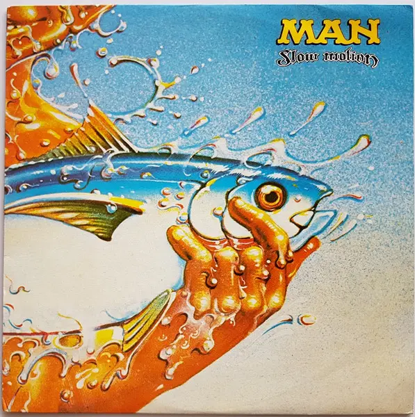 Man - Slow Motion, Rock, Classic Rock, Psychedelic Rock, 1975 - United Artists Records, Australia, Vinyl 1x LP, Album
