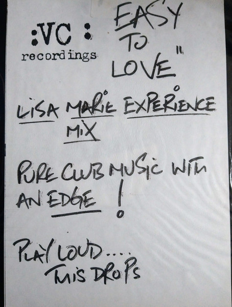 Kyra (2) - Easy To Love, Electronic, House, 1997 - VC Recordings, UK, Vinyl 1x Single Sided, 12", 45 RPM