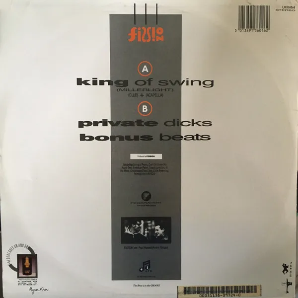 Album cover for King Of Swing (Millerlight) by Fission (2)