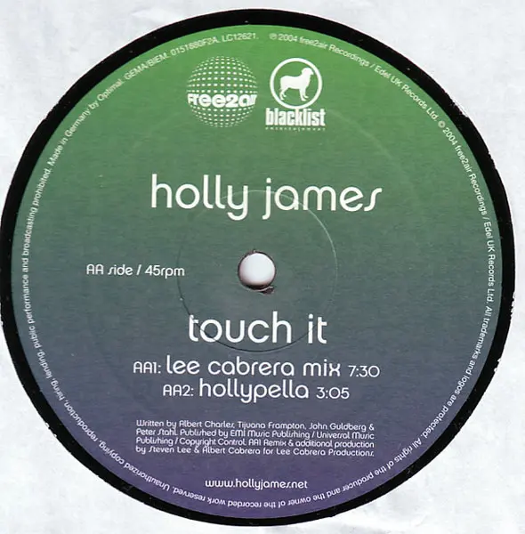 Album cover for Touch It by Holly James