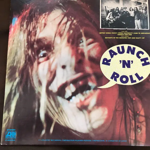 Black Oak Arkansas - Raunch 'N' Roll Live, Rock, Rock & Roll, Southern Rock, 1973 - Atlantic, Japan, Vinyl 1x LP, Album Gatef