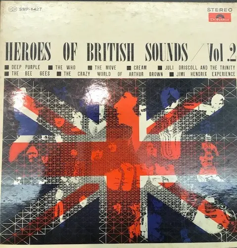 Various - Heroes Of British Sounds / Vol.2 - 1969 -Pop Rock, Psychedelic Rock -Polydor -Vinyl 1x LP, Compilation, Stereo