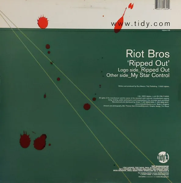 Album cover for Ripped Out / My Star Control by Riot Brothers, The