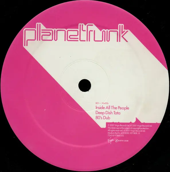 Planet Funk - Inside All The People, Electronic, Progressive House, 2001 - Virgin, UK, Vinyl 1x 12", 33 ⅓ RPM, Single