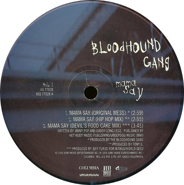 Album cover for Mama Say by Bloodhound Gang