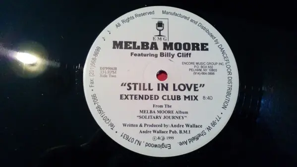 Album cover for Still In Love by Melba Moore