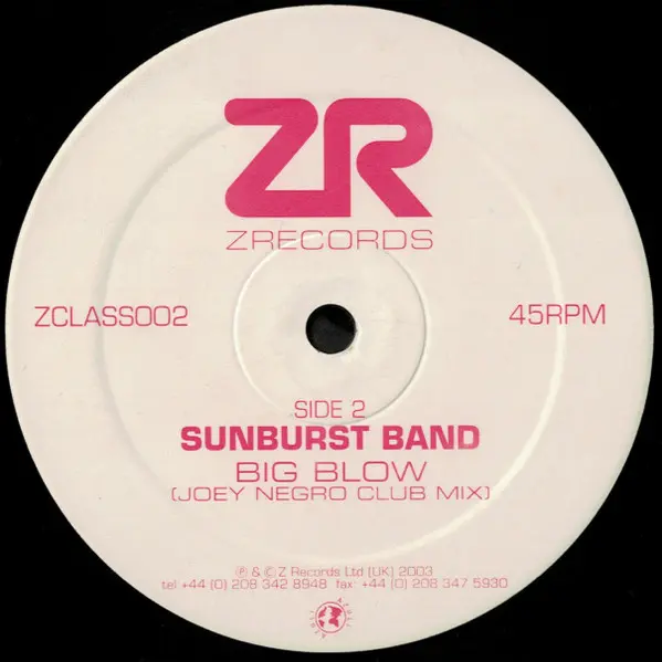 Joey Negro Featuring Trammps, The / Sunburst Band, The - Universe Of Love / Big Blow, Electronic, Disco, House, 2003 - Z Reco