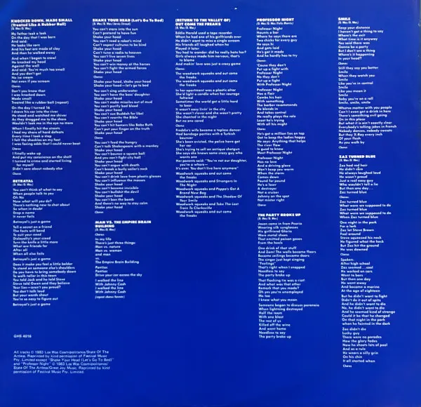 Was (Not Was) - Born To Laugh At Tornadoes, Electronic, Rock, Disco, Synth-pop, 1983 - Geffen Records, Australia, Vinyl 1x LP